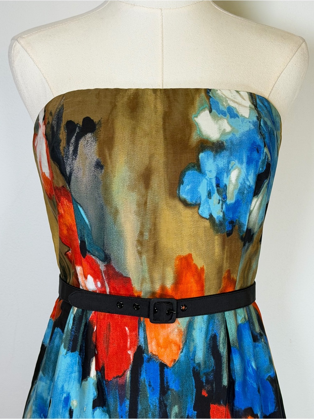 Anthropologie By Moulinette Soeurs ‘Splashed Palette’ Silk Blend Sheath Womens 6 - Picture 11 of 17